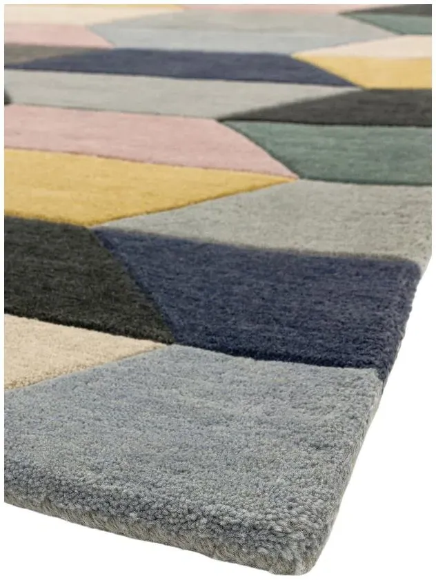 Funk Honeycomb Rug - Multi Colour