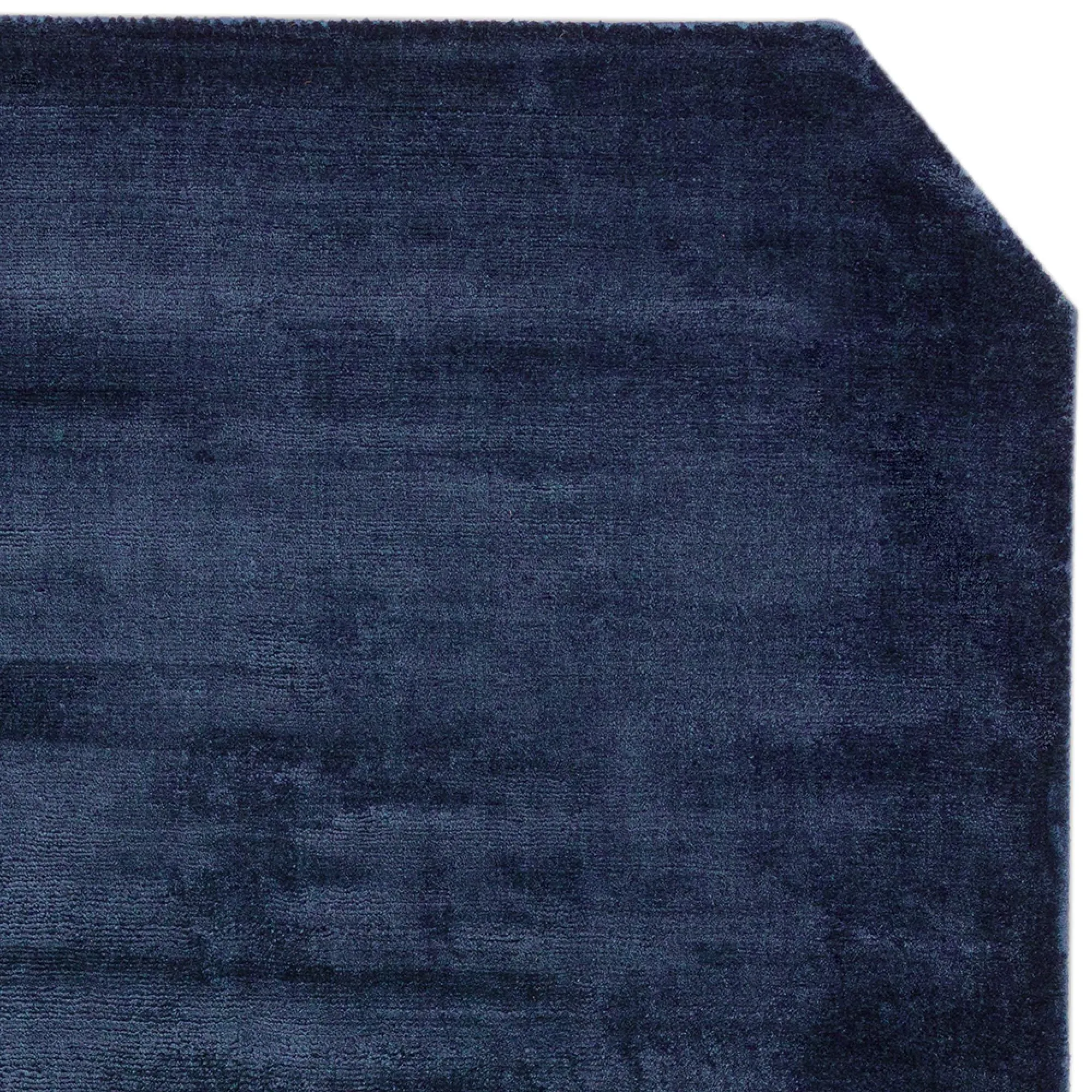 Gleam Plain Rug - Navy