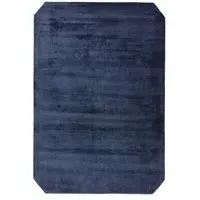Gleam Plain Rug - Navy