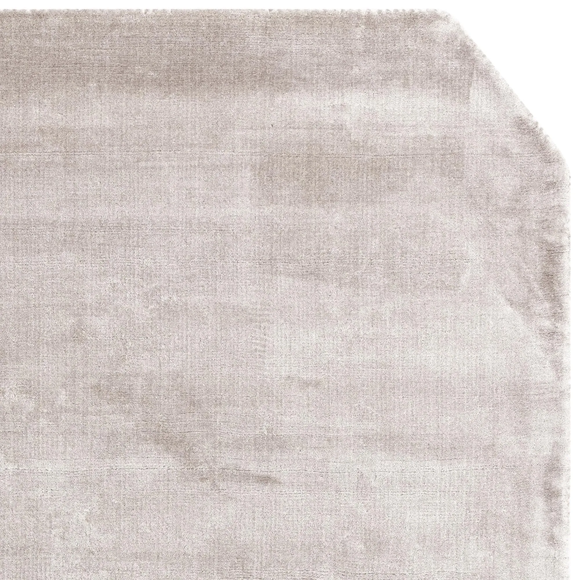 Gleam Plain Rug - Silver