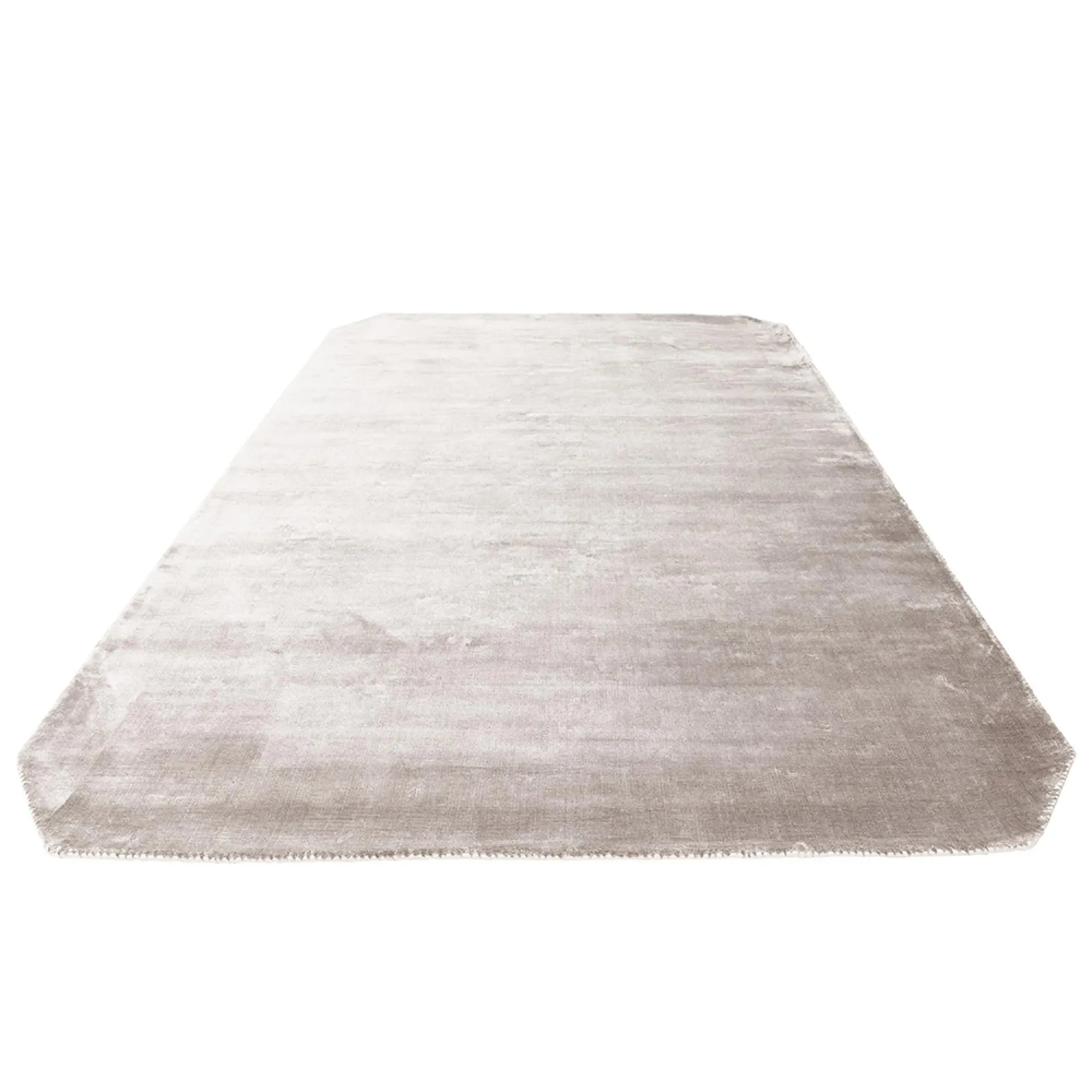 Gleam Plain Rug - Silver