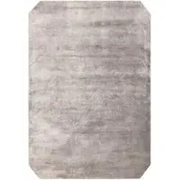 Gleam Plain Rug - Silver