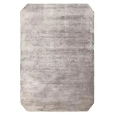 Gleam Plain Rug - Silver