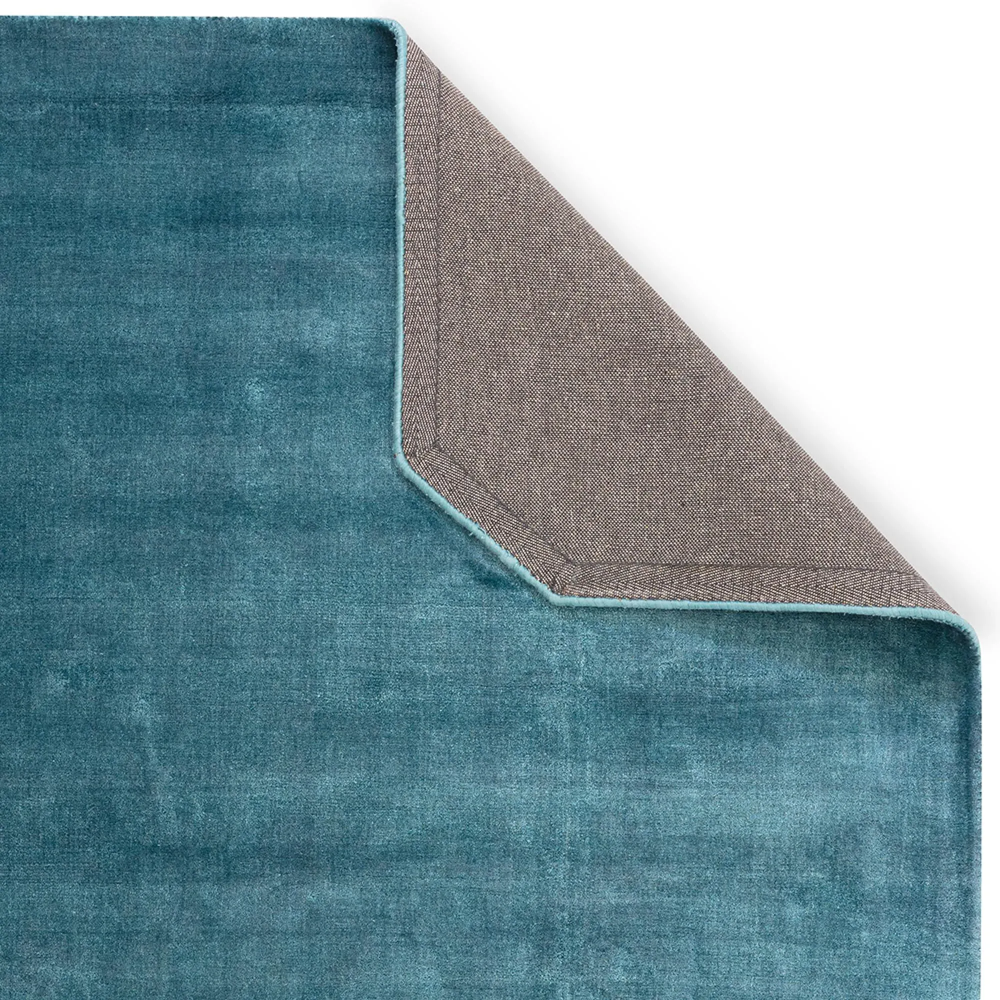 Gleam Plain Rug - Teal