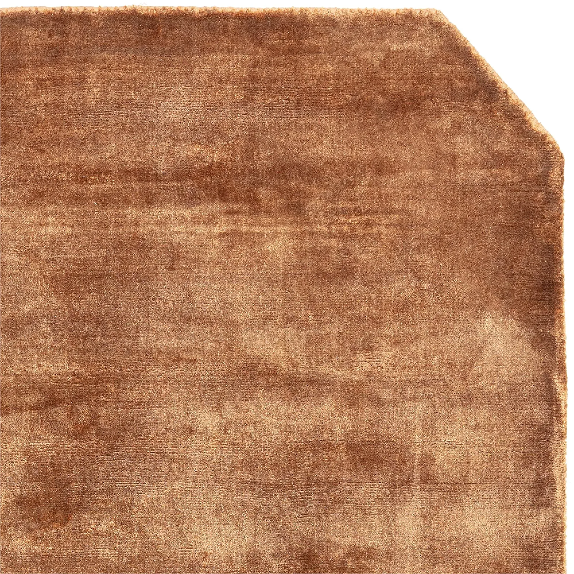 Gleam Plain Rug - Terracotta