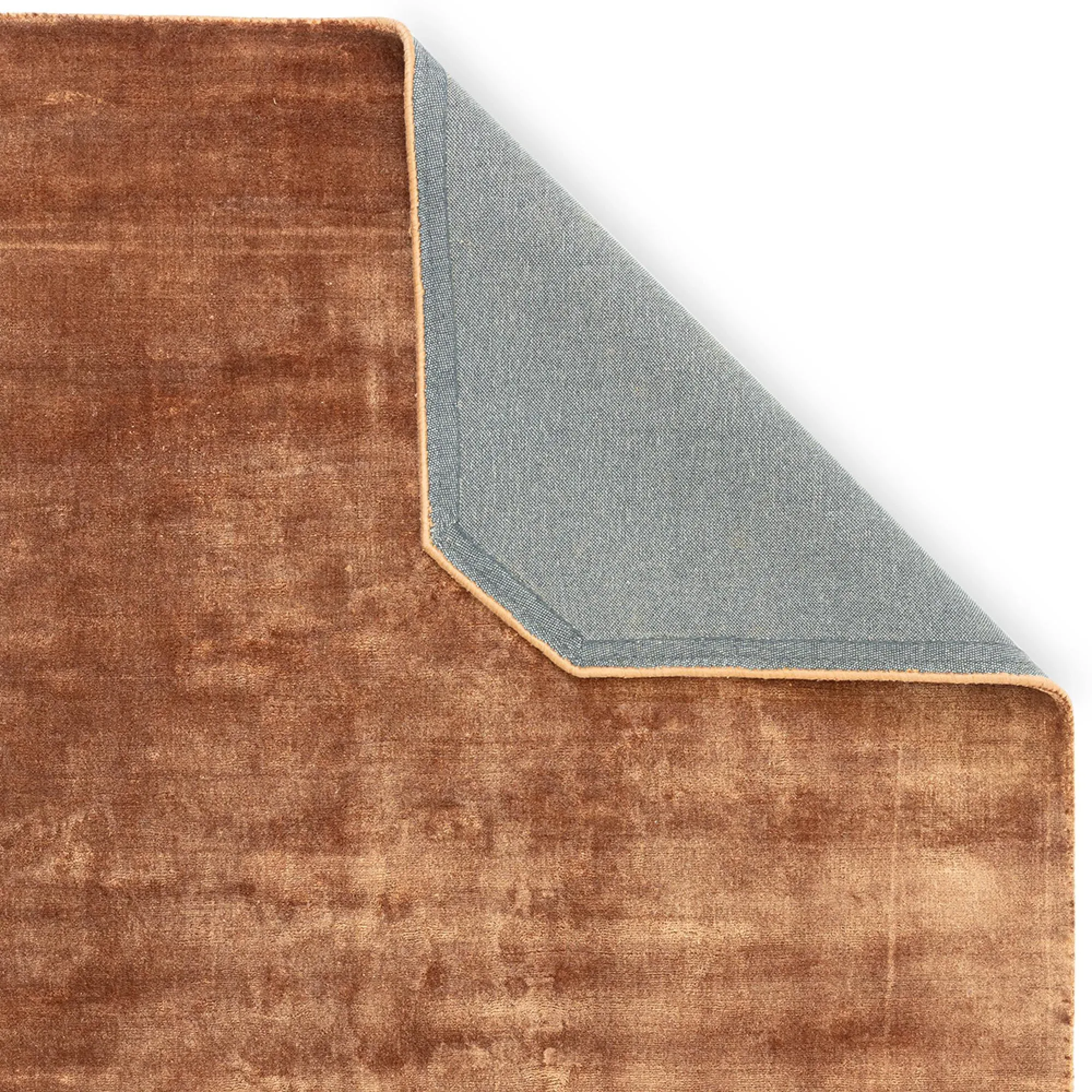 Gleam Plain Rug - Terracotta
