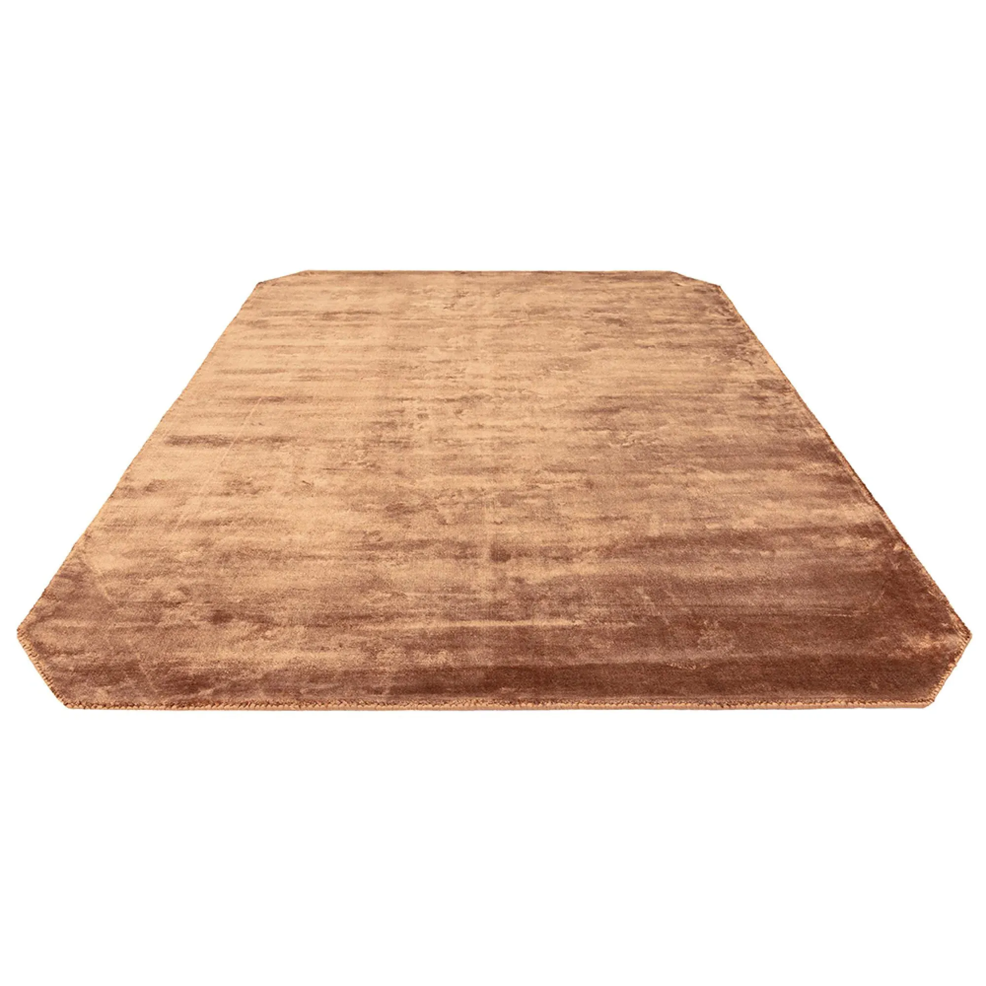 Gleam Plain Rug - Terracotta