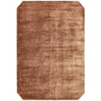 Gleam Plain Rug - Terracotta