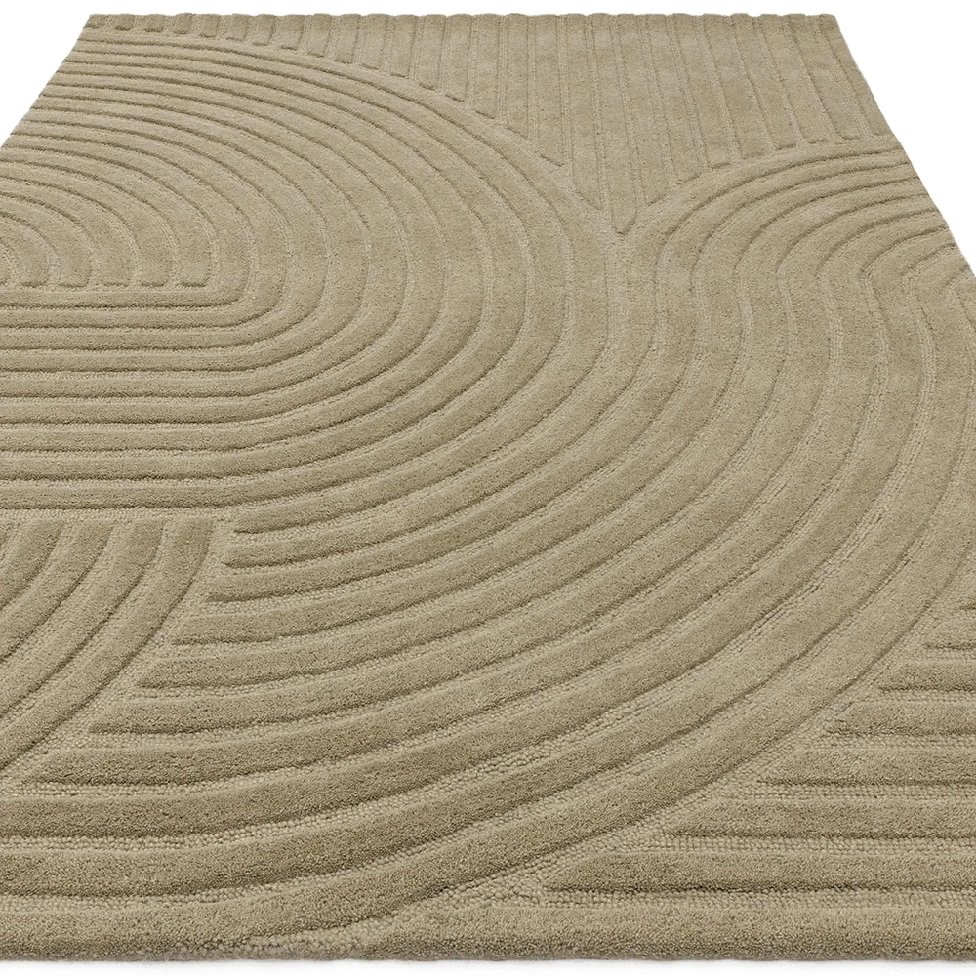 Hague Plain Rug - Sage