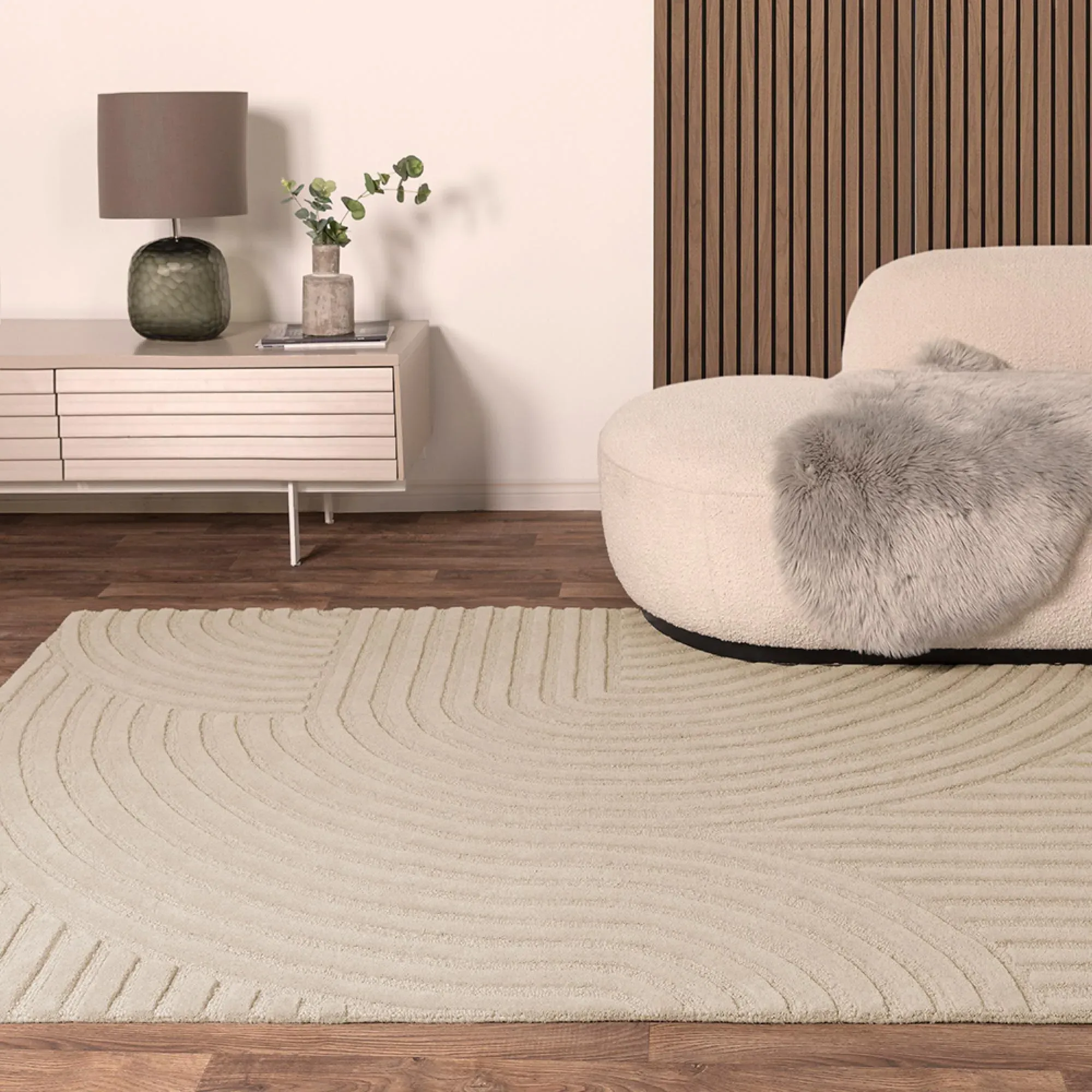 Hague Plain Rug - Sand