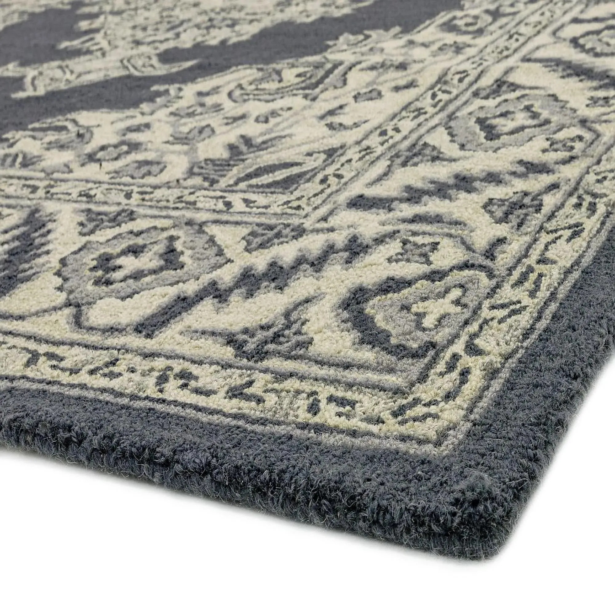 Heritage Bronte Persian Medallion Rug - Shadow
