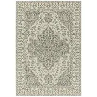 Heritage Bronte Persian Medallion Rug - Smoke