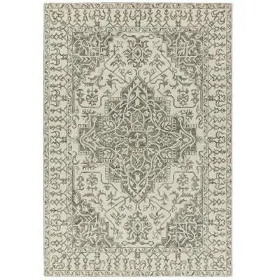 Heritage Bronte Persian Medallion Rug - Smoke
