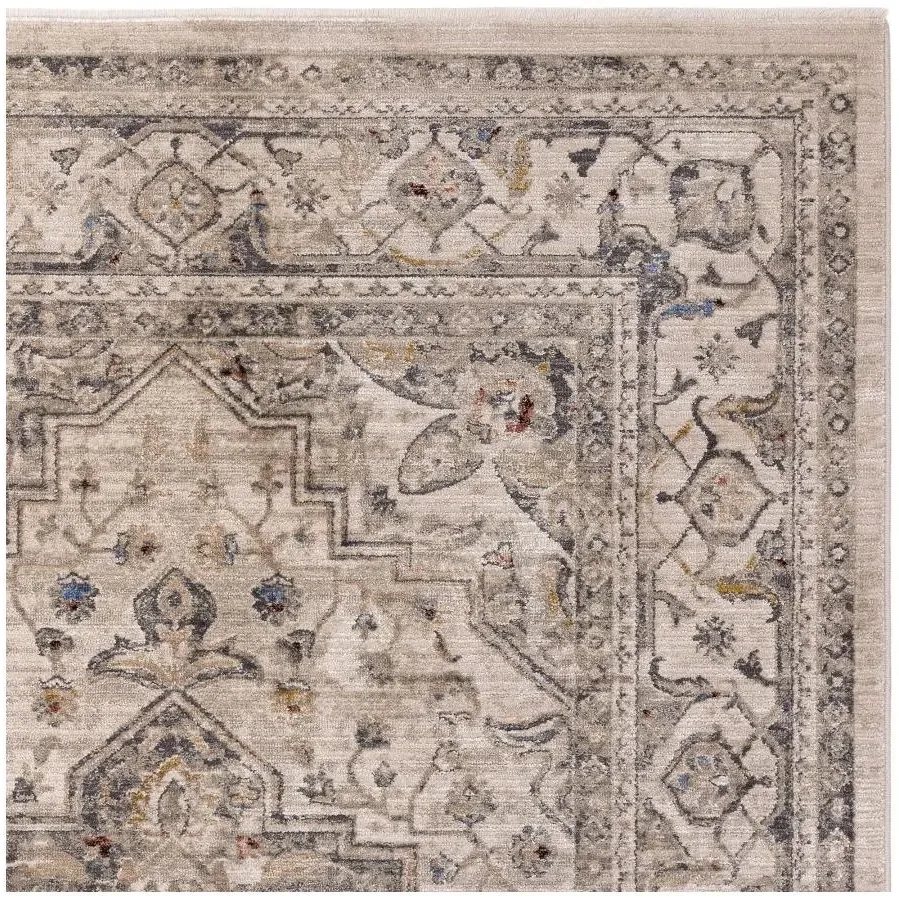 Heritage Sovereign Medallion Rug - Ash