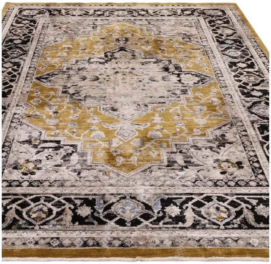 Heritage Sovereign Medallion Rug - Gold
