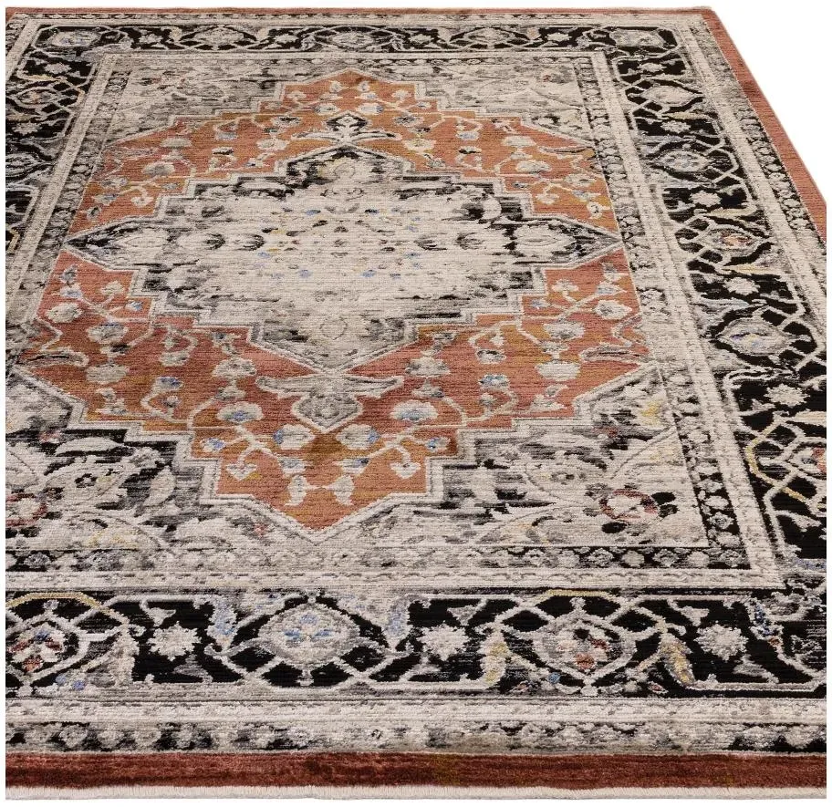 Heritage Sovereign Medallion Rug - Terracotta