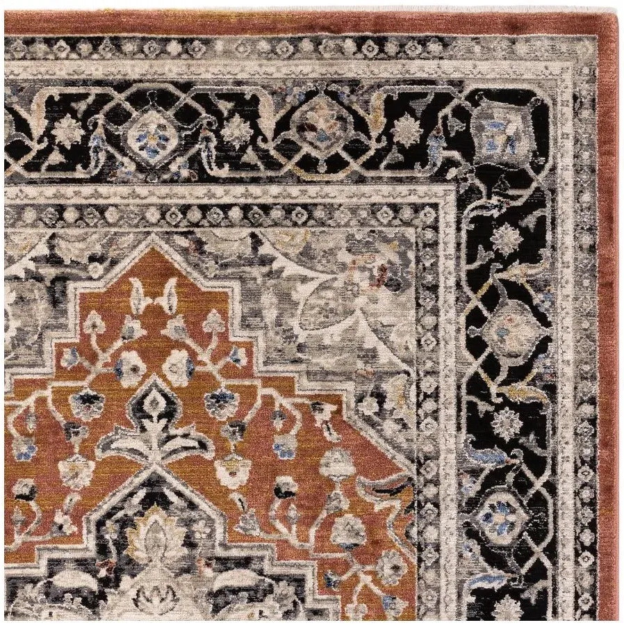 Heritage Sovereign Medallion Rug - Terracotta