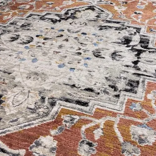 Heritage Sovereign Medallion Rug - Terracotta