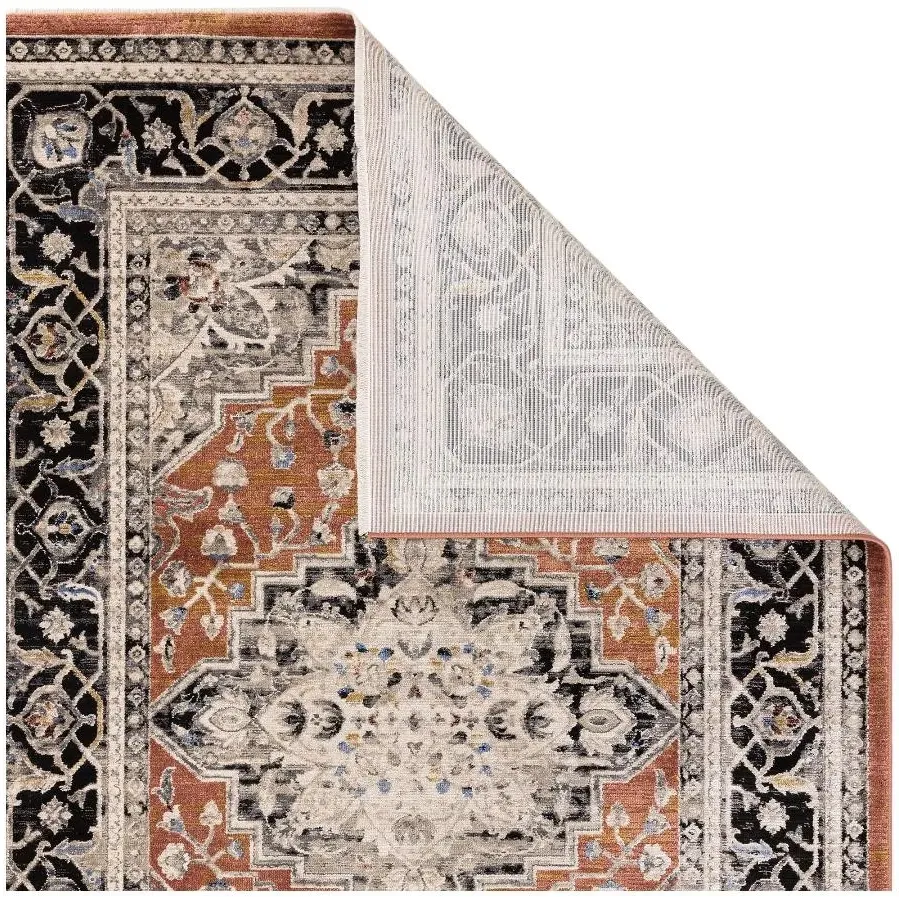 Heritage Sovereign Medallion Rug - Terracotta