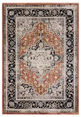 Heritage Sovereign Medallion Rug - Terracotta