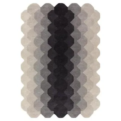 Hive Rug - Charcoal