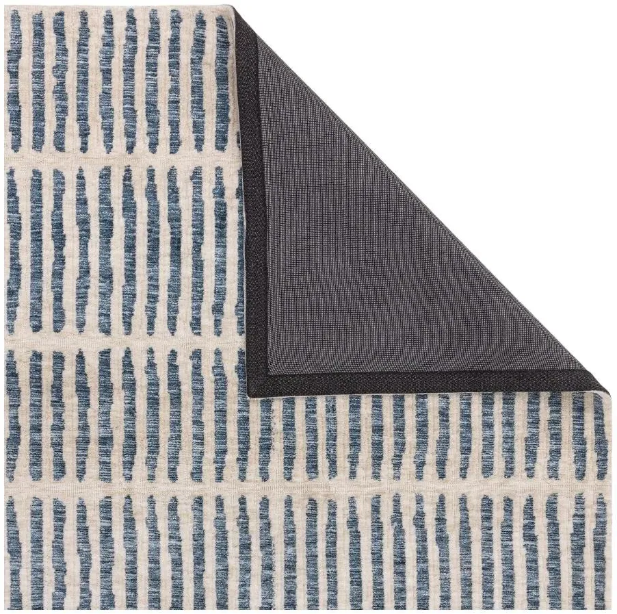 Mason Grid Rug - Blue