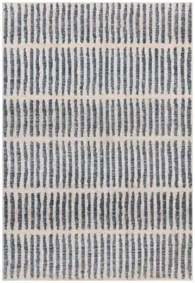 Mason Grid Rug - Blue