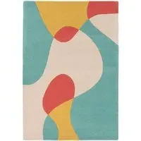 Matrix Arc 53 Bright Multi Colour Rug