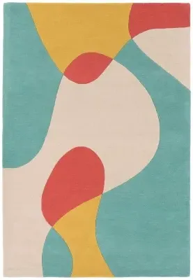 Matrix Arc 53 Bright Multi Colour Rug