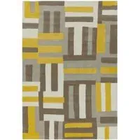 Matrix Code 17 Rug - Yellow