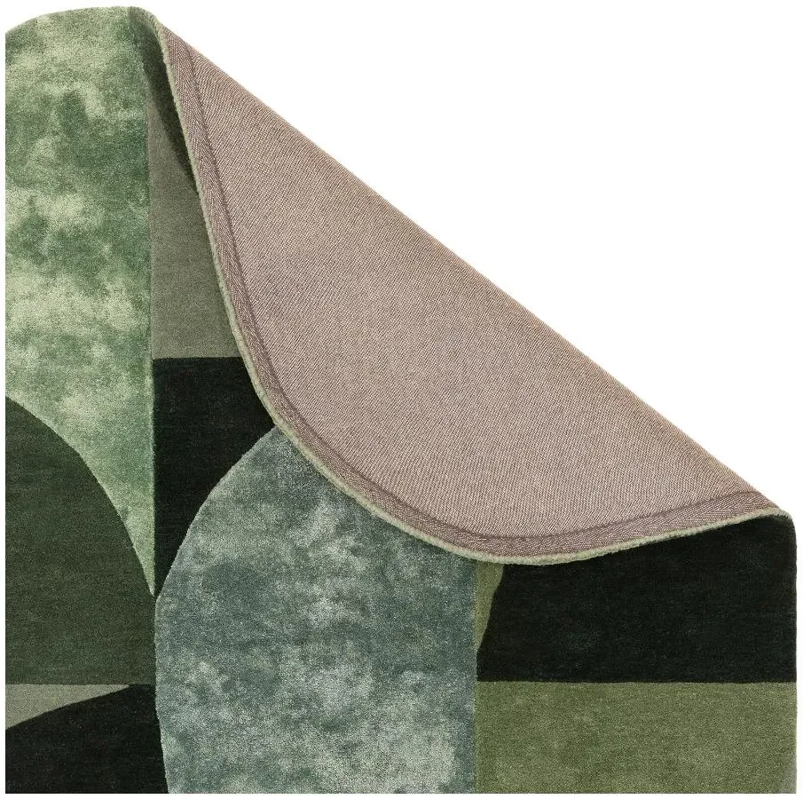 Matrix Oval Rug - Green