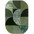 Matrix Oval Rug - Green