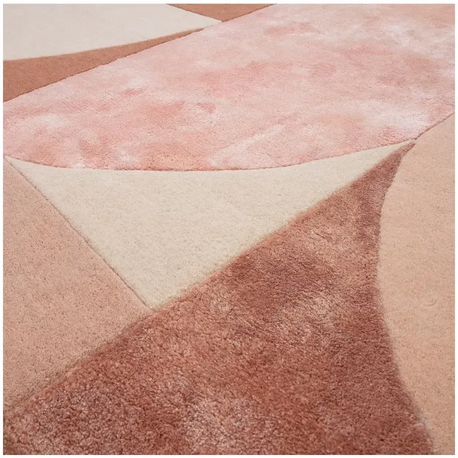 Matrix Oval Rug - Pink