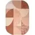 Matrix Oval Rug - Pink