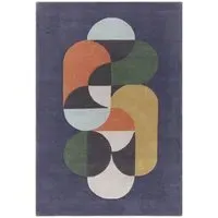 Matrix Statement 91 Rug - Navy