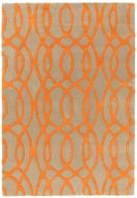 Matrix Wire 37 Rug - Orange