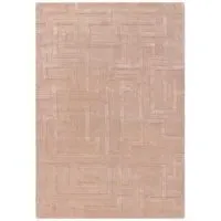 Maze Plain Rug - Blush