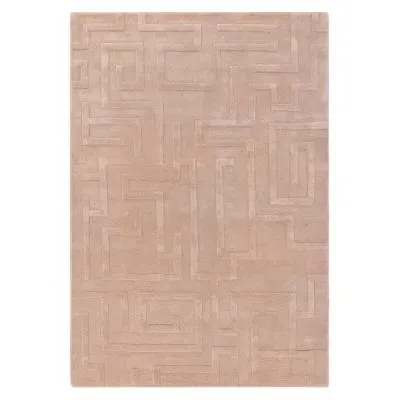Maze Plain Rug - Blush image