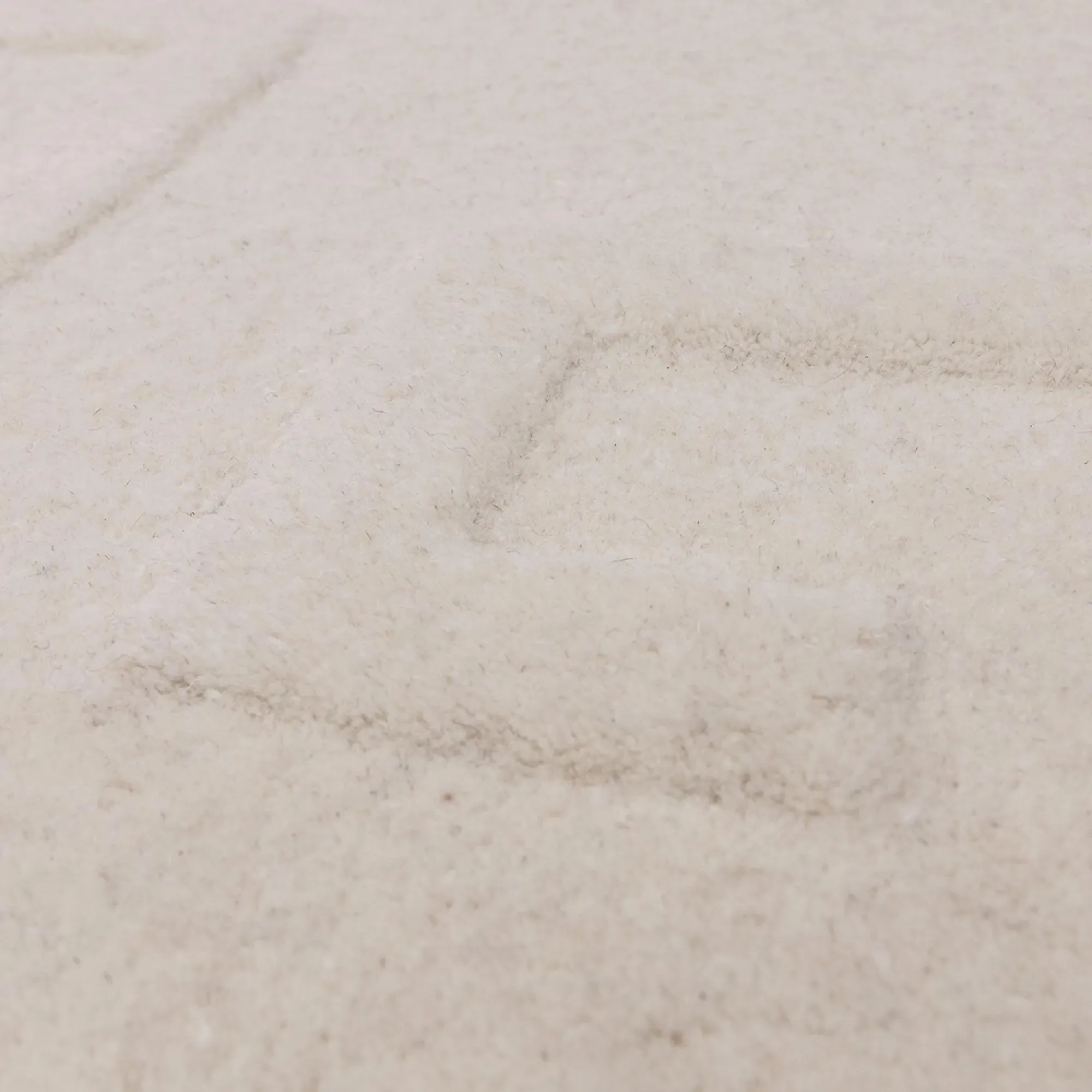 Maze Plain Rug - Cream