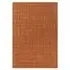 Maze Plain Rug - Rust