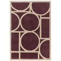 Metro Rug - Plum