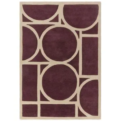 Metro Rug - Plum