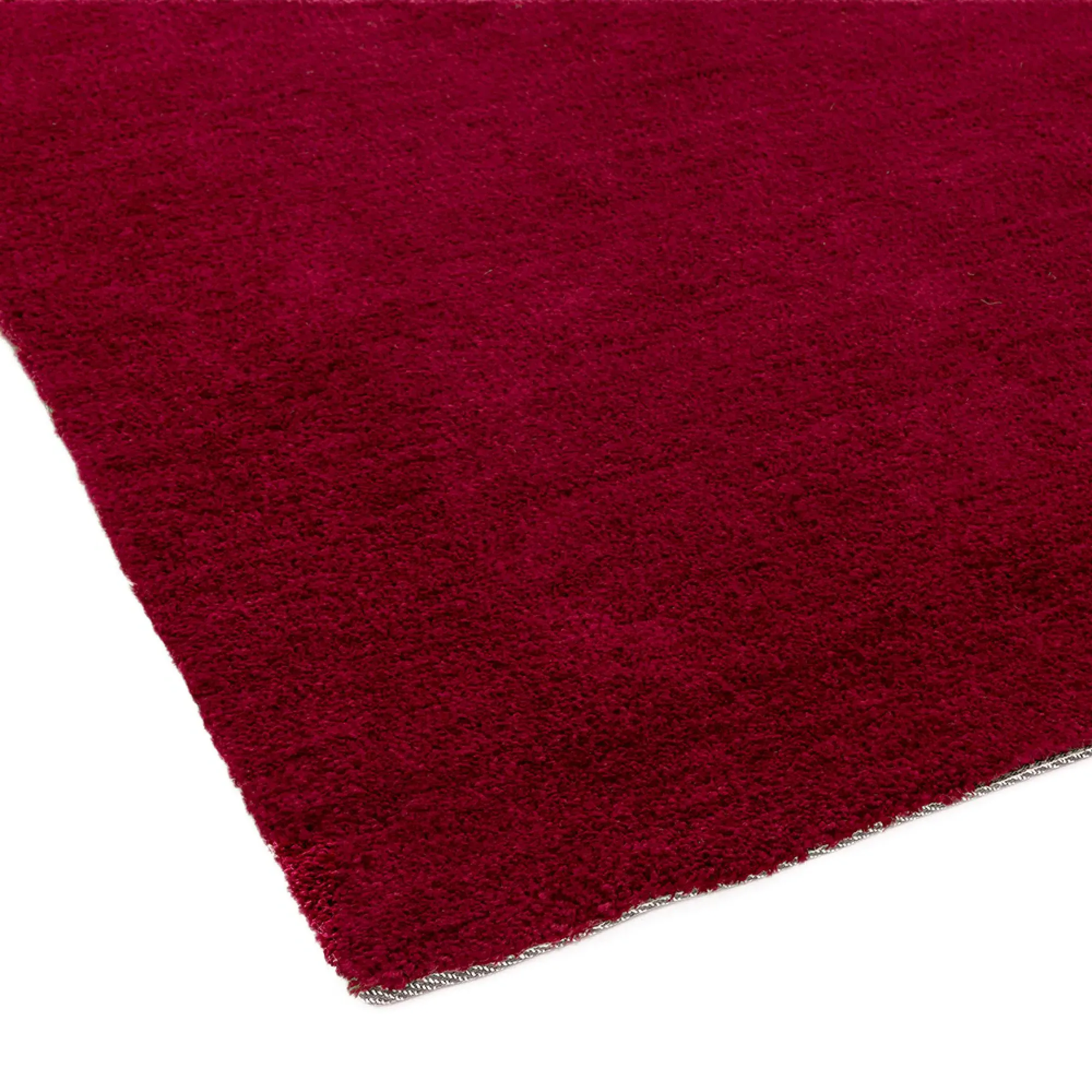Milo Plain Rug - Berry