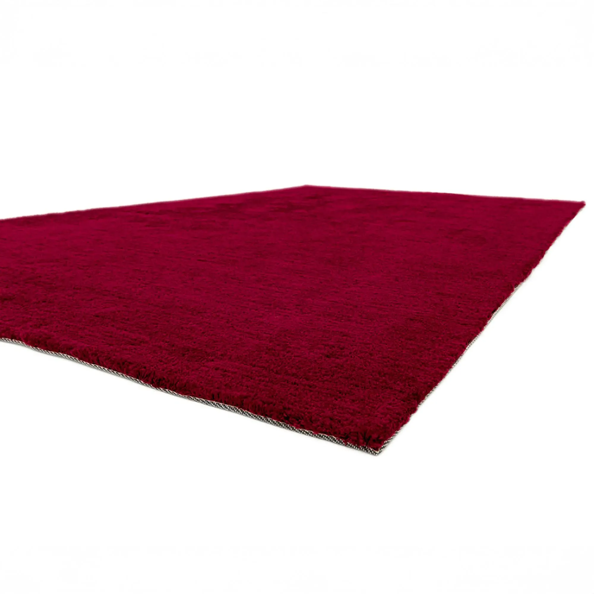 Milo Plain Rug - Berry