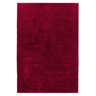 Milo Plain Rug - Berry image