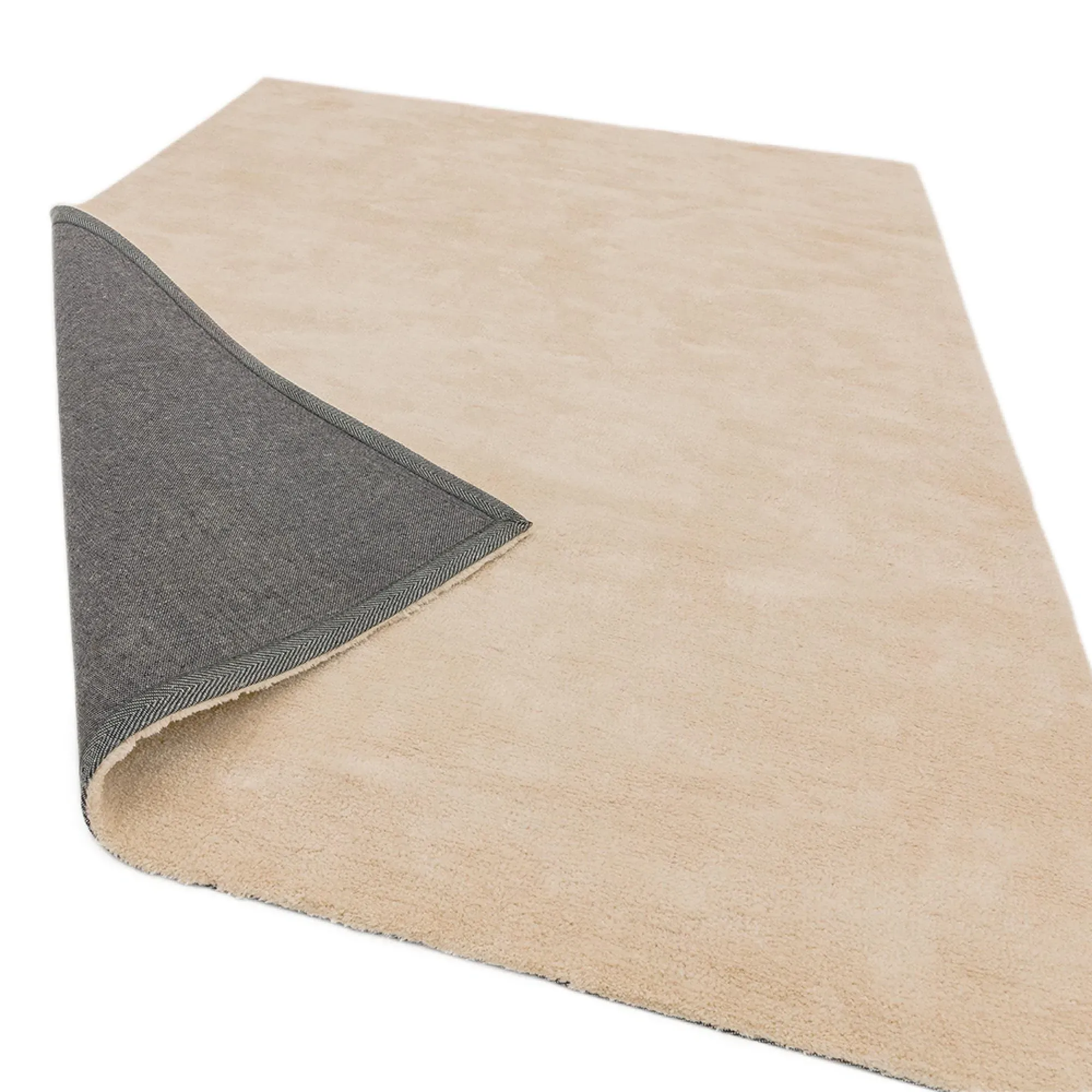 Milo Plain Rug - Cream