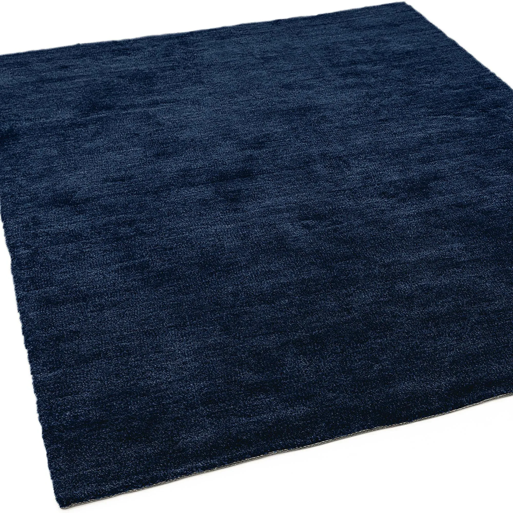 Milo Plain Rug - Navy