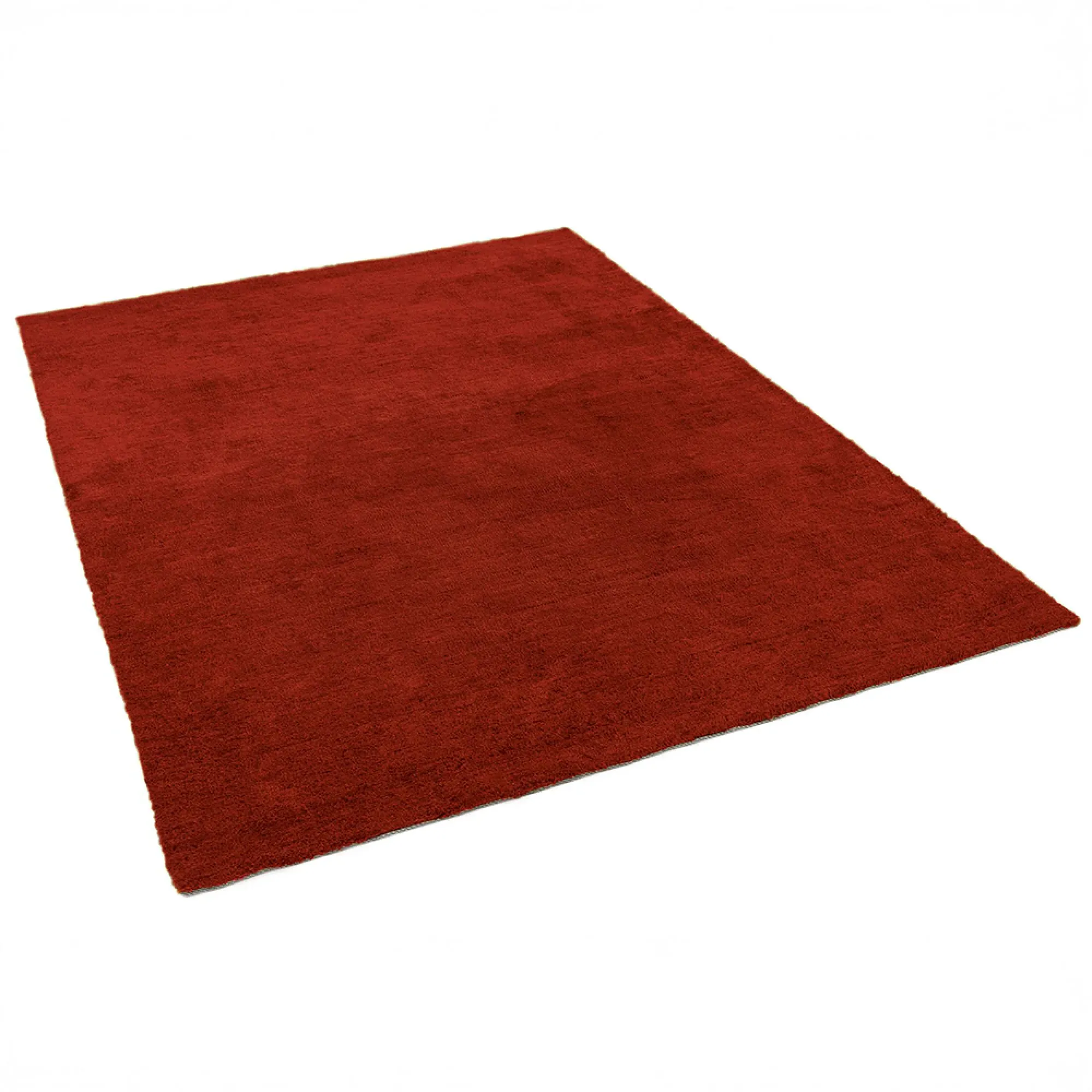 Milo Plain Rug - Red