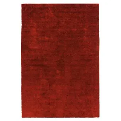 Milo Plain Rug - Red