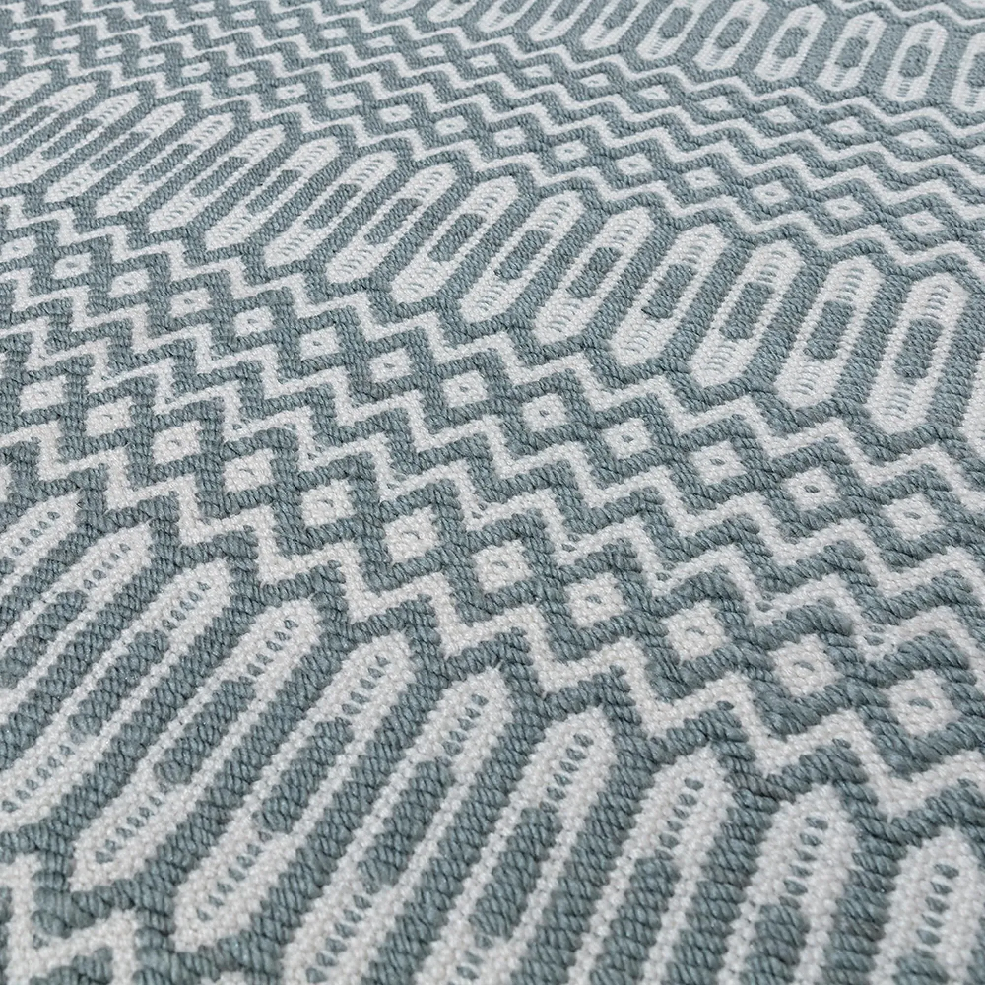 Natural Weaves Halsey Rug - Duck Egg